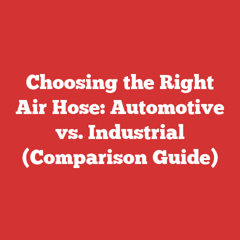 Choosing the Right Air Hose: Automotive vs. Industrial (Comparison Guide)