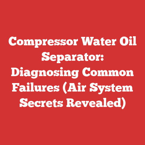 Compressor Water Oil Separator: Diagnosing Common Failures (Air System Secrets Revealed)