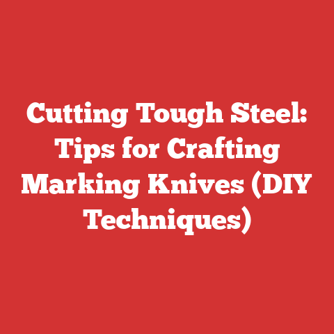 Cutting Tough Steel: Tips for Crafting Marking Knives (DIY Techniques)