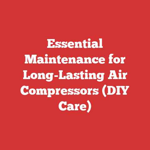 Essential Maintenance for Long-Lasting Air Compressors (DIY Care)