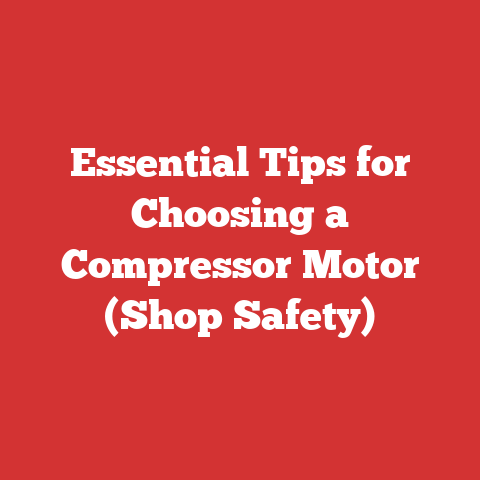 Essential Tips for Choosing a Compressor Motor (Shop Safety)