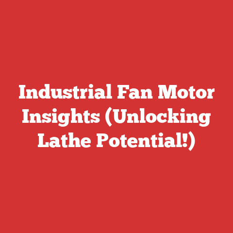 Industrial Fan Motor Insights (Unlocking Lathe Potential!)