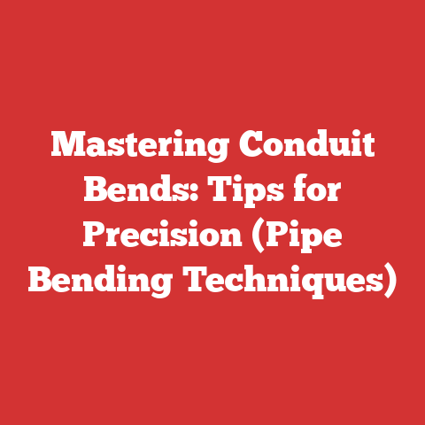 Mastering Conduit Bends: Tips for Precision (Pipe Bending Techniques)