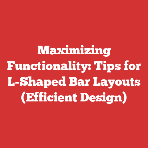 Maximizing Functionality: Tips for L-Shaped Bar Layouts (Efficient Design)