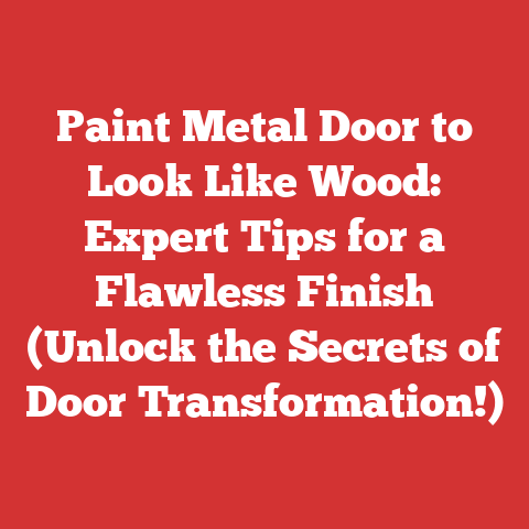 Paint Metal Door to Look Like Wood: Expert Tips for a Flawless Finish (Unlock the Secrets of Door Transformation!)