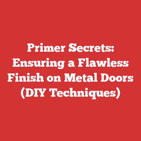 Primer Secrets: Ensuring a Flawless Finish on Metal Doors (DIY Techniques)
