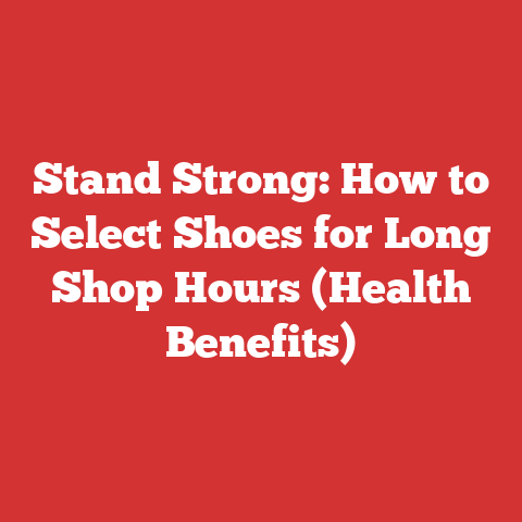Stand Strong: How to Select Shoes for Long Shop Hours (Health Benefits)