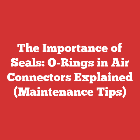 The Importance of Seals: O-Rings in Air Connectors Explained (Maintenance Tips)