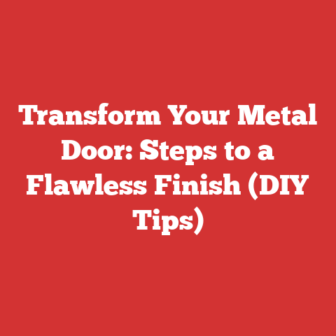 Transform Your Metal Door: Steps to a Flawless Finish (DIY Tips)