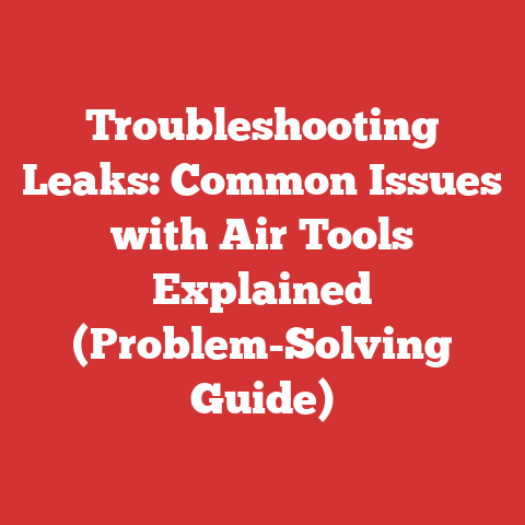 Troubleshooting Leaks: Common Issues with Air Tools Explained (Problem-Solving Guide)