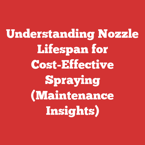 Understanding Nozzle Lifespan for Cost-Effective Spraying (Maintenance Insights)