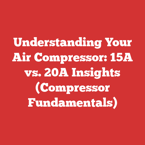 Understanding Your Air Compressor: 15A vs. 20A Insights (Compressor Fundamentals)